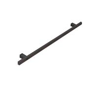 Scala in metallo nero ils Design tubo quadrato 1m a 5m Lunghezze antiscivolo per scale industriali per uso interno esterno Capacità di carico 400 libbre Sicurezza in ferro battuto.