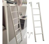 Scala in Metallo Regolabile Robusta con Ganci per Letti a Castello - Ideale per Bambini e Adulti, Perfetto per Camper, dormitori e Uso Domestico - 150 kg di capacità
