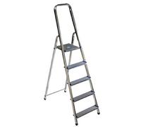 SCALA LIBRETTO ALUECOPLUS ARTUB ALLUMINIO/ACCIAIO GRADINI 6 H.CM 119