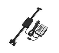 Scala lineare, 150mm 200mm 300mm 500mm 600mm Bilance digitali Scala di lettura da tavolo digitale remota for Bridgeport Mill Tornio Righello lineare con base(0-300mm 12inch)