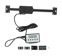 Scala lineare con lettura digitale, righello con display digitale LCD per tornio e fresatrice, risoluzione 0,01 mm con corpo in acciaio inossidabile, conversione metrica imperiale (0-150 mm)
