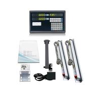 Scala Lineare, di lettura digitale a 2 assi + 2PCS ENCODER LINEAR lineare Dimensioni 200 300 400 500 600 700 800 900mm(Blauw)