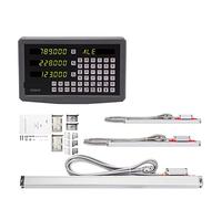 Scala lineare, Display di lettura digitale dei kit DRO a 3 assi in metallo con sensore encoder a scala lineare 70-1020mm for foratura di fresatura del tornio(KA3 KA5 KA5 SDS6-3V)