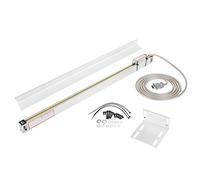 Scala lineare DRO 500mm ，Encoder digitale a lettura lineare per tornio a scala lineare 20 "， Scala lineare lineare per tornio a scala lineare per lettura digitale Lin per JCS900-2AE/3AE DRO