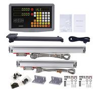 Scala lineare, SDS2MS Tornio Fresatura DRO Set 2 Assi Lettura Digitale KA300 Scala Lineare TTL 0.005mm KA-300 Righello Encoder Ottico 70mm-1020mm(2 Axis DRO set)