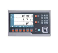 Scala lineare Tornio LCD YH800-2P. Bilancia lineare for encoder ottico da lettura digitale multi-linguaggio 50mm a 1000mm per utensili DRO per tornio e fresatura(One Piece Display)