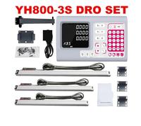 Scala lineare Yh800. Kit set di lettura digitale LCD e lineare 0-1000 mm Codificatore lineare for tornio Cnc. Macchine per utensili DRO per tornio e fresatura(YH800-3S Dro Set)