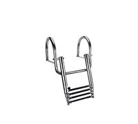 Scala Marina, Scala Pieghevole Nascosta For Motoscafo For Yacht Scala Telescopica Con Corrimano Ad Arco In Acciaio Inossidabile 316, Ferramenta Marina Durata