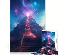 Scala Mistica verso le Stelle Puzzle da 1000 pezzi per adulti e ragazzi Rompicapo rilassante Arte e assemblaggio Regalo premuroso (50x75cm)