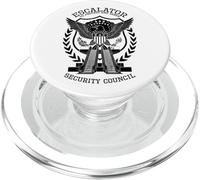 Scala mobile Consiglio di sicurezza divertente aquila politica americana PopSockets PopGrip per MagSafe