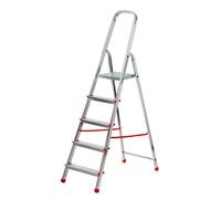 SCALA MULTIFUNZIONE CASALINGA ALLUMINIO GRADINI 5 PROFESSIONALE GIERRE
