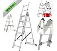 Scala multifunzione KADAX, scala multiuso in alluminio, fino a 150 kg