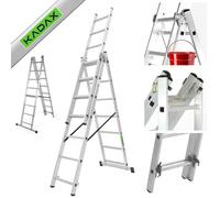 Scala multifunzione KADAX in alluminio, scala di ormeggio fino a 150 kg, 8...
