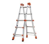 SCALA MULTIFUNZIONE TELESCOPICA ALLUMINIO GRADINI 3+3 PROFESSIONALE GIERRE