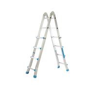SCALA MULTIPOSIZIONE IN ALLUMINIO EASY SYSTEM 4+4 GRADINI