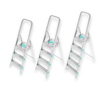 Scala multiuso in alluminio stabile e resistente con gradini antiscivolo e piattaforma ampia Libellula
