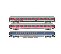 Scala N Arnold HN4365 - 3tlg Set Reisezugwagen - Rotolante Raststätte Nuovo Ovp