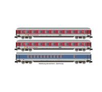 Scala N Arnold HN4365 - 3tlg Set Reisezugwagen - Rotolante Raststätte Nuovo Ovp