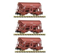 Scala N Fleischmann 6660071 - 3-tlg. Set: Vagone Tetto Apribile, Dr Nuovo Ovp