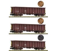 Scala N Fleischmann 6660074 - 3-tlg. Set: Aperto Carro Merci , ÖBB Nuovo Raro