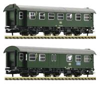 Scala N Fleischmann 809910 - 2-tlg. Set: Vagone, DB Nuovo Conf. Orig.