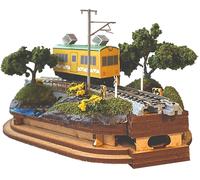 Scala N Kato 25-917 Easy Craft Kit Diorama Kun Nuovo con scatola Strutture Sc...