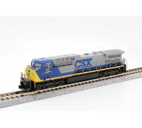Scala N - Kato Locomotiva Diesel Taggati AC4400CW CSX 176-7044 Neu