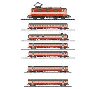 Scala N Trix 16883+18720+18721 Set Treni Swiss Express e-Lok Serie Re 4/4 II