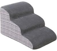 Scala Per Animali Domestici Con 2/3/4/5 Gradini, Rivestimento Antiscivolo Sfoderabile, Rampa Per Gatti E Cani Anziani, Scaletta Imbottitura Schiuma Alta Densità Per Divani E Letti A,56*40*35CM