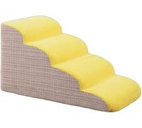 Scala Per Animali Domestici Con 2/3/4/5 Gradini, Rivestimento Antiscivolo Sfoderabile, Rampa Per Gatti E Cani Anziani, Scaletta Imbottitura Schiuma Alta Densità Per Divani E Letti C,72*40*40CM