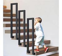 Scala per interni ed esterni, tipo L/U, ringhiera di sicurezza per bambini e anziani, perfetta per balconi e corridoi (L45 cm)