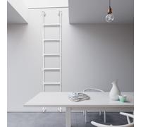 Scala per Interni per soppalco per Appartamenti, Scala di Sicurezza Resistente e Durevole per scantinato, Scale Doppie a Parete per dormitorio, Biblioteca, Magazzino, Ponte, Camper, Barca, b