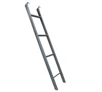 Scala per letto a castello in metallo argentato da 1,5 m, con cuscinetti da 2,5 cm, per bambini anziani e disabili, letti a castello da 1,2 a 1,7 m, scale Hk incluse