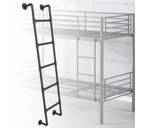 Scala per letto a castello in metallo resistente, design salvaspazio per la camera dei bambini, perfetta per cantine, finestre e antincendio, robusta e sicura per un accesso rapido.