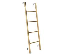 Scala per letto a castello multicolor con Hoo regolabile 116130140150 cm, struttura in metallo per letto matrimoniale alto, ideale per camper e mansarda