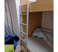 Scala per Letto a Castello per Bambini, Adulti e Anziani, Grigia, con Gancio/Scala da Pavimento per Letto a soppalco per roulotte, Scala per Letto rialzato per Camera da Letto, Ferro (dimens