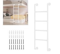 Scala per letto a castello, resistente, montaggio a parete, in metallo, con accessori di montaggio per letti alti, ideale per dormitori e ponti