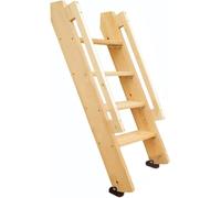 Scala per Letto A Castello, Scala A Castello in Legno per Impieghi Gravosi, Scale per Letti Gemelli con Corrimano E Poggiapiedi, Dormitorio, Camera da Letto per Bambini, Scala di Sa, 137cm/54