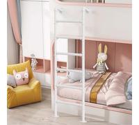 scala per letto， Soffitta con letto a castello, altezza interna, bianca, scala di accesso, emergenza antincendio, portata 330 libbre, 100-300 cm(240cm/94in)