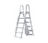 SCALA PER PISCINA GRE L4PL - altezza 138 cm, 4 gradini antiscivolo, materiale in resina