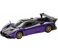 Scala per replica auto modello 1:31 scala per lega pressofusa per miniatura per Pagani Zonda Revolucion squisiti ornamenti tavolo veicoli motore(Viola)