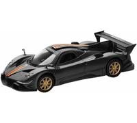 Scala per replica auto modello 1:31 scala per lega pressofusa per miniatura per Pagani Zonda Revolucion squisiti ornamenti tavolo veicoli motore(Nero)
