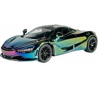 Scala per replica auto modello 1:32 scala lega pressofusa metallo modelli veicoli per Mclaren 720S motore collezione statici alla moda(Verde)