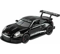 Scala per replica auto modello 15 cm lunghezza scala 1:32 lega pressofusa per veicoli statici per miniatura modello per Porsche 911 Gt3Rs ornamenti souvenir metallo veicoli motore(Nero)