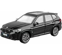 Scala per replica auto modello 15 cm lunghezza scala 1:32 per lega pressofusa per miniatura per Bmw X3M squisiti ornamenti tavolo veicoli motore(Nero)