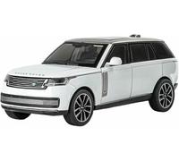 Scala per replica auto modello 16 cm lunghezza scala 1:32 lega pressofusa simulata per Land per Rover Range Sv2022 per decorazioni tavolo per miniatura veicoli motore(White)