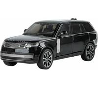Scala per replica auto modello 16 cm lunghezza scala 1:32 lega pressofusa simulata per Land per Rover Range Sv2022 per decorazioni tavolo per miniatura veicoli motore(Nero)