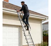 Scala per Soppalco Scala Retrattile per Soppalco per Accedere Al Tetto, Scale Portatili per Mansarda con Ganci, Scale per Letto a Castello con Gradini Antiscivolo(13 Steps 3.2-3.5m (126-137.8"))