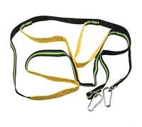 Scala pieghevole a 34 gradini per kayak e gommoni, corda di nylon e tubi in fibra rinforzata per un'esperienza di arrampicata stabile e sicura (verde a 3 gradini)