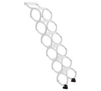Scala pieghevole retrattile a 5-8 gradini montata a parete robusta | Scale for soffitta telescopiche invisibili 49,21 pollici-78,74 pollici Altezza verticale